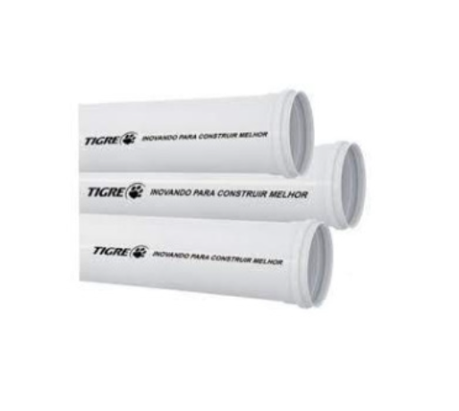 Tubo Esgoto Tigre 100 MM 6mts