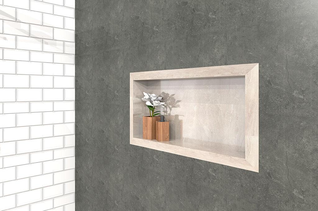 Nicho Diamanete 60X30 Porcelanato Cz e Pt Cozimax