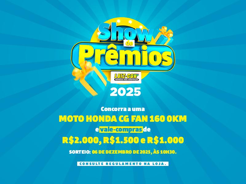 SHOW DE PRÊMIOS 