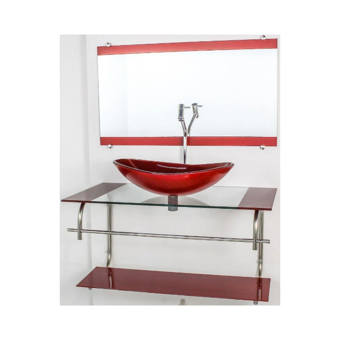 Gabinete Vmex 70 x 45 Vermelho Barroco