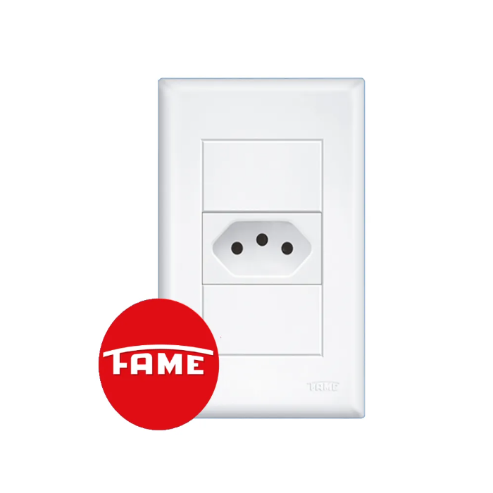 Tomada Fame 2P + T 10A Ref. 3742