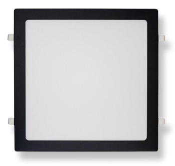 Painel Blumenau Led Embutir 24w 30x30 6500k Preto