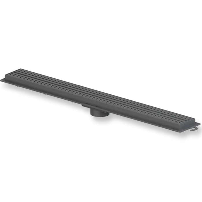 Ralo Linear Tigre 70cm Flat Grelha Cinza
