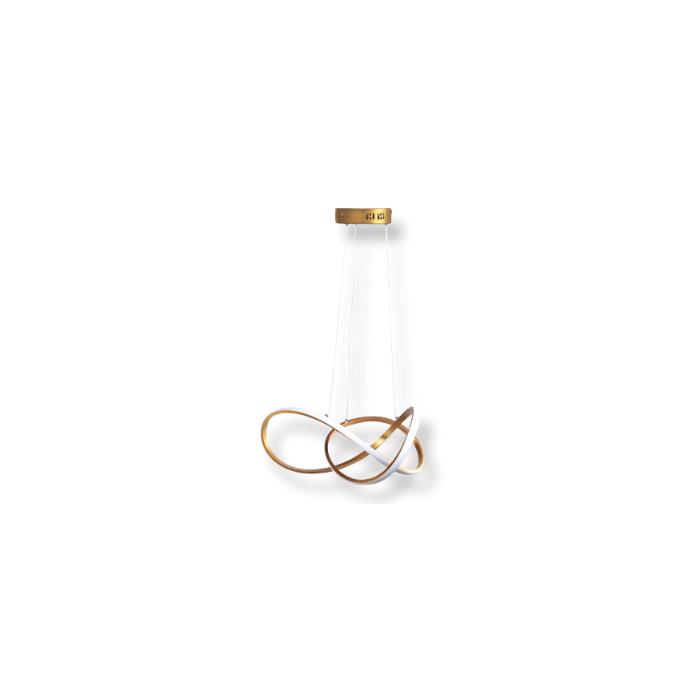 Pendente Led Toquio 3000K 30W Ouro Fosco