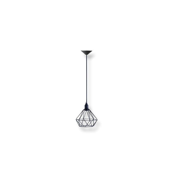 Pendente OPL Aramado Diamante Preto 3863