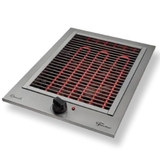 Churrasqueira Cooktop Elétrica Fischer C/ Pedra Vulcânica