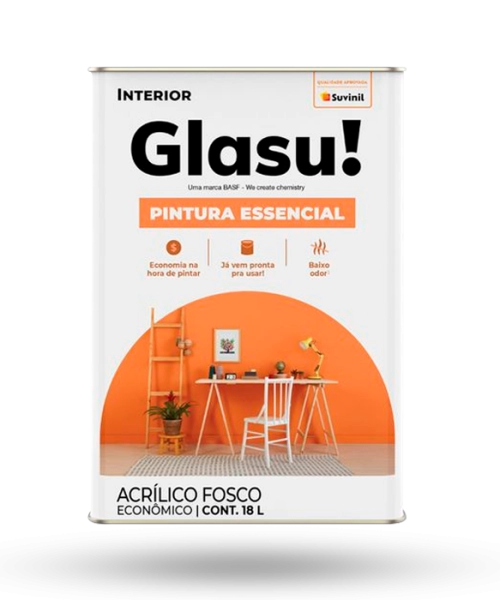 Tinta Glasu! Acrílica Fosca 18Lts