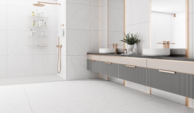 Porcelanato Gaudi 81x81 Retificado Acetinado Calacata Light 2,64m²