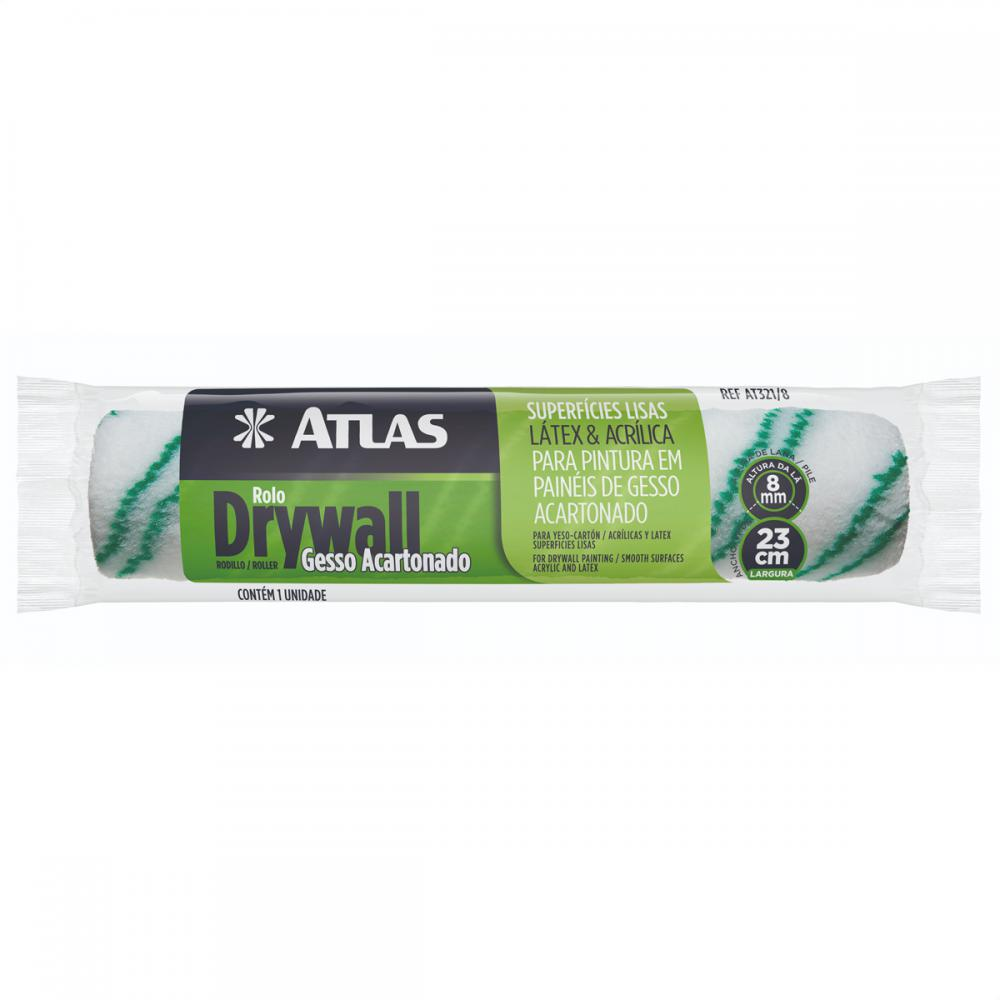 Rolo Lã Drywal Atlas 23Cm