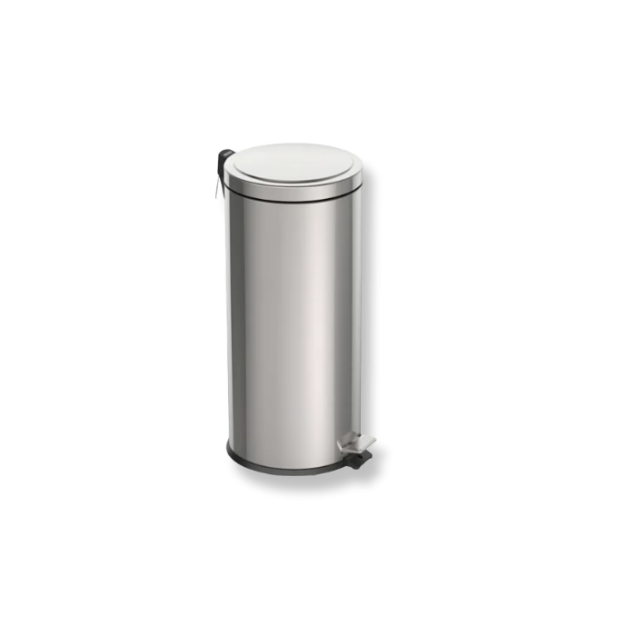 Lixeira Aço Inox Tramontina c/ Pedal 30Lts